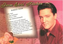 POSTCARD ELVIS PRESLEY Biscuits Recipe (Mary Jenkins