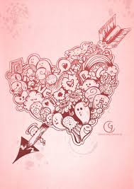 Big Heart By Mambushell On Deviantart Doodle Art Designs Cute Doodle Art Drawings Pinterest
