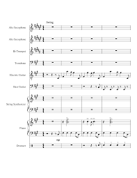 Happy Together The Turtles Sheet Music For Piano Trumpet In B Flat Trombone Drum Group More Instruments Mixed Ensemble Musescore Com