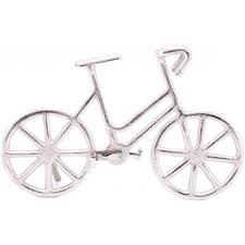 Home and office bicycle themed decor and accents. Or1425 Silver Bike Wall Decor 34cm 48937 Homeware Decorative Accessories Gainsborough Giftware Ltd