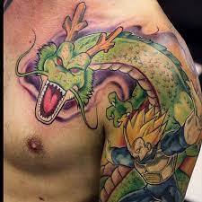Holly On Instagram Shenron Unknown Artist Tag If You Know Please Find Dbz Tattoos Dragon Ball Tattoo Dragon Ball Z Tattoos