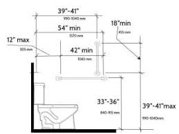 18 also of centerline if side of the toilet, but must be hinged so it Commercial Grab Bars