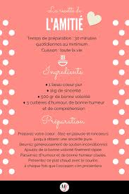 La Recette De L Amitie