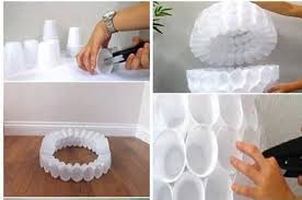 Per realizzare questo simpaticissimo pupazzo di neve bisogna realizzare dei cerchi con i bicchieri di plastica, unite i bicchieri con la spillatrice, sia orizzontalmente, per fare il cerchio, che verticalmente. Ø¨Ø±ÙˆÙ†Ø² Ù…Ø·Ù„ÙˆØ¨ Ø§Ù„Ø±Ù‡Ù† Ø§Ù„Ø¹Ù‚Ø§Ø±ÙŠ Pupazzo Di Neve Con Bicchiere Di Plastica Amazon Cedarmantel Com
