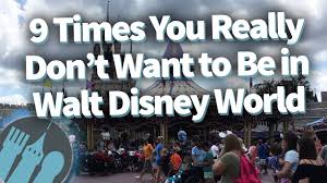 There's a lot of tips and tricks we've picked. 9 Times You Really Don T Want To Be In Walt Disney World Youtube