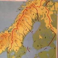 Alle toeristische details staan er op, ook campings worden vermeld. G B Van Goor Mooie Schoolkaart Landkaart Van Noorwegen Catawiki