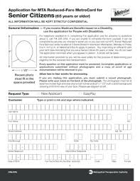 Senior citizen cards for public transport. Senior Metrocard Fill Out And Sign Printable Pdf Template Signnow