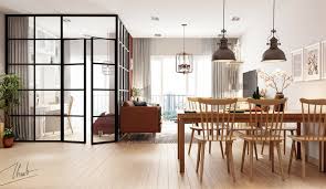 It's where guests gather for carefully prepared meals, where friends tend to linger during special gatherings, and where the family comes together to discuss important matters of the day. A Scandinavian Interior Design With Mid Century Modern Lighting