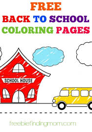 Having done with the coloring activity, now it is the. Free Printable Back To School Coloring Sheets