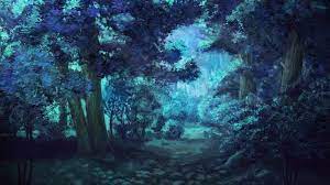 Best anime aesthetic pc wallpapers and hd background images for your device! Anime Forest At Night Wallpapers Wallpaper Cave