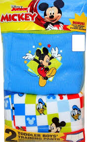Disney Mickey Mouse Toddler Boys Training Pants Briefs 2 Pack