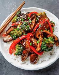 Chinese Style No Beef And Broccoli Vegan Recipe Vegan Chinese Food Broccoli Beef Vegan Chinese