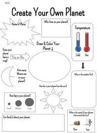 This Assignment Is Great For Pairing With Our Space Or Solar System Units Students Get To Creat In 2020 Solar System Unit Space Activities For Kids Planets Activities