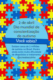 Este ano, a data destaca a importância de inclusão no mercado de trabalho. Frases Autismo