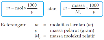 Hasil gambar untuk rumus molaritas