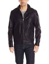 Dockers Men S Faux Leather Lay Down Collar Zip Front Jacket Review Men S Coats And Jackets Men S Leather Jacket Men S Coat