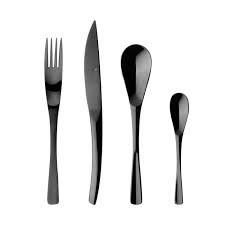 Livraison rapide & gratuite à partir de 39€ service client 30 j. Menagere 24 Pieces Xy Black Miroir Degrenne Maison Simon