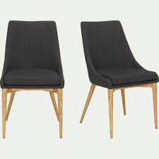 Sélectionnez une marque ou tout autre. Chaise En Tissu Gris Fonce Abby Chaise Alinea