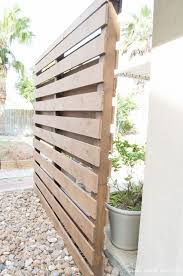 Simple Planked Diy Privacy Wall Table And Hearth Privacy Fence Designs Diy Privacy Screen Privacy Wall Outdoor
