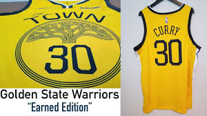Golden state warriors, san francisco, california. The Town Gold Earned Edition Nike Golden State Warriors Jersey Youtube