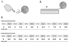 Warm weather makes our fingers swell, and band size related to carat size. How To Determine Ring Size Wjd Exclusives