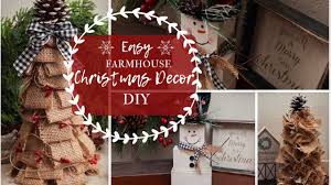 As you can see, farmhouse style holiday decorations will stick to a traditional color palette of pale green, deep red, and soft brown or white. Easy Farmhouse Christmas Decor Diy Christmas Crafts 2019 Youtube