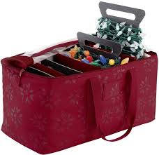 Classic Accessories Seasons Christmas Lights Storage Duffel Bag Seasons Christmas Class Christmas Light Storage Christmas Storage Christmas Decoration Storage