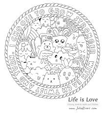 With this great antistress app you can create colorful pages, mandalas, arabesque, animals, and much more. Kawaii Coloring Pages For Adults