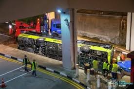 Member of parliament for bukit batok murali pillai said after the incident that one bus was pulling into the interchange while the other was pulling out when the accident happened. Dpdq6uj K5vo M