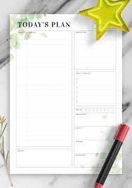 Etwas bearbeiten, bearbeitete, hat bearbeitet. Daily Planner Templates Printable Download Pdf