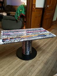 Muskoka or adirondack hockey stick chair plans & full size patterns in a large (6mb) hi resolution pdf file format. Hockey Stick Table Mildlyinteresting
