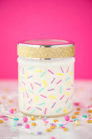 Birthday Cake Scented Candles Diy Birthday Cake Jar Candle Mason Jar Crafts Diy Diy Candles Scented Diy Jar Crafts