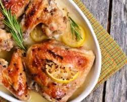 Recette De Ailerons De Poulet Au Citron Et Au Thym Pour Regime Citron Recette Poulet Au Citron Recette Poulet