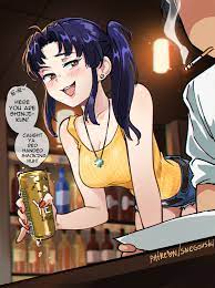 Misato's Black Lagoon Bar comic porn 