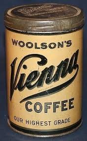 Woolen S Vienna Coffee 1lb Coffee Packaging Vintage Coffee Baking Ingredients