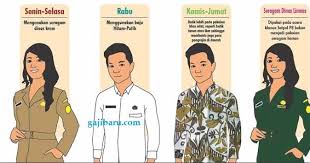 Contoh pakaian sipil harian kementerian dalam negeri: Inilah Pakaian Dinas Baru Bagi Pns Kemendagri Dan Pemda Gajibaru Com