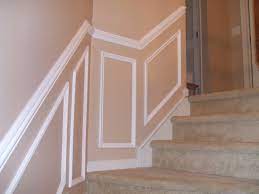 Once the caulking has dried. Installing Chair Rail Up Staircase Diy Home Improvement Forum