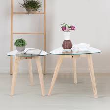 Glass (60) stainless steel (38) wood (19) marble (14) lacquer (13) stainless (11) more. Tebru Side Table 2pcs Set Modern Glass Side Small Table Tea Tables For Living Room Bedroom Office Use Bedside Tables Walmart Com Walmart Com