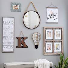 Mix And Match All Types Of Wall Decor For An Eclectic Gallery Wall Hang Your Favorite Wall Quotes Next To Pictu Photo Wall Decor Wall Decor Wall Decor Bedroom
