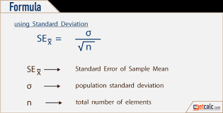 Standard Error Se Calculator For Mean Proportion