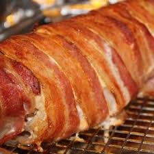 Bacon Wrapped Pork Tenderloin Recipe I Can Cook That Recipe Tenderloin Recipes Pork Loin Recipes Oven Baked Pork Loin