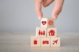 Which states allow stacked car insurance? Hand Arranging Wood Block Stacking With Icon Insurance Car Stock Image Image Of Heart Health 174933315