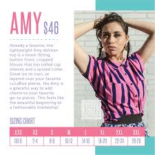 Lularoe Amy Sizing Chart New Lularoe Lularoe