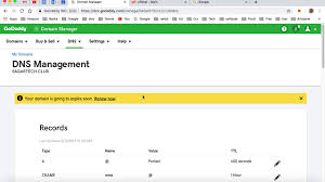 How To Change Dns Settings In Godaddy Add A Cname Txt Mx Records Youtube