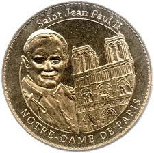 În franța catolică, acum este săptămâna patimilor sau. Arthus Bertrand Medal Reise Und Tourismus Token Mini Medaille Cathedrale Notre Dame De Paris Saint Jean Paul Ii