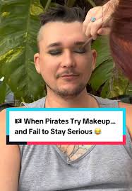 Pirate Makeup Men Scratches