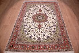 Wenn sie das produkt kaufen, erhalte ich eine kleine provision von amazon. Perserteppich Tabriz Mit Seide Beige 296x194 Cm