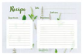 Ingredient List Template Google Search Recipe Cards Template Recipe Cards Christmas Recipe Cards