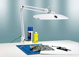 A magnifier lamp is ideal for crafts and precision work. Daylight Company Un1190 Natura Light 11 Task Lamp 4 8 X 10 2 X 29 Pricepulse