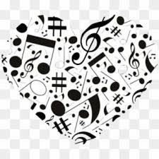 White silhouetted dancers over black and white floral grunge. Free White Music Note Png Png Transparent Images Pikpng